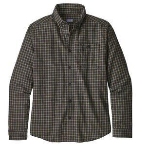 Patagonia L/S Vjosa River Shirt Mens XL Endless Black Plaid Outdoor Gorpcore